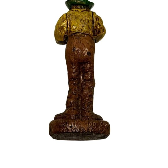 Vintage Syroco 4.5” Hillbilly Band Member Banjo Ben blue hat - Picture 4 of 4